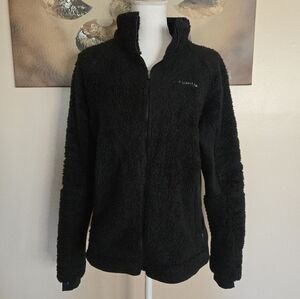 Columbia Black Fuzzy Jacket